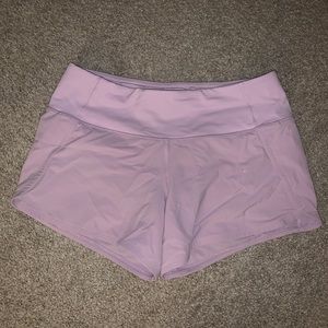 Lululemon Run Times Short II 4” in lavender size 4